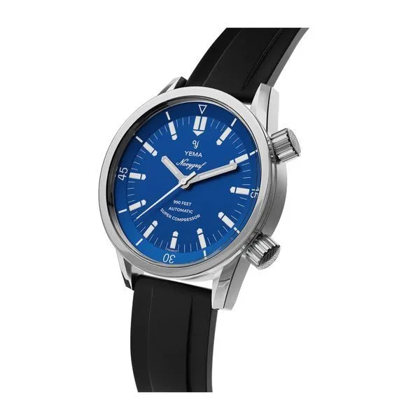 YEMA Navygraf Super Compressor - Blue, FKM Viton® Strap