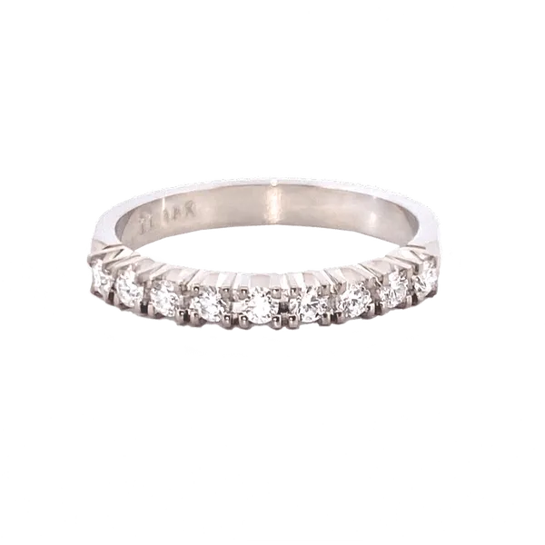 18 Karat White Gold Anniversary Ring (.03 carat)