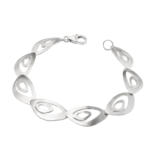 Silver Wallpaper 70's Bracelet