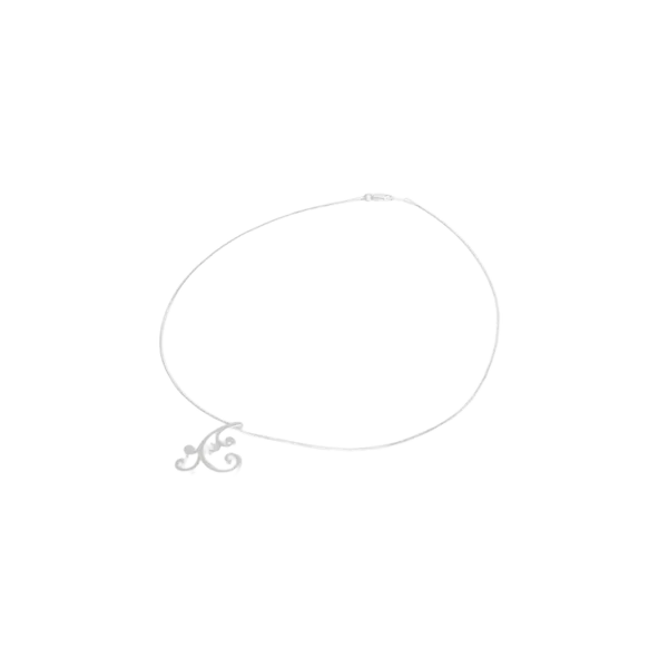 Silver Oriental Pendant Necklace