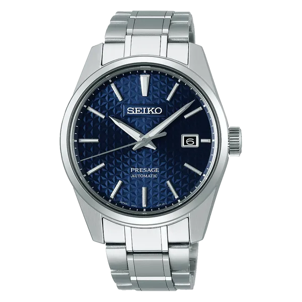 Seiko Presage 'Sharp Edged', Aitetsu (Blue) Dial