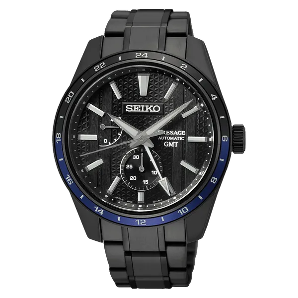 Seiko Presage 'Sharp Edged', GMT Zero Haliburton LE