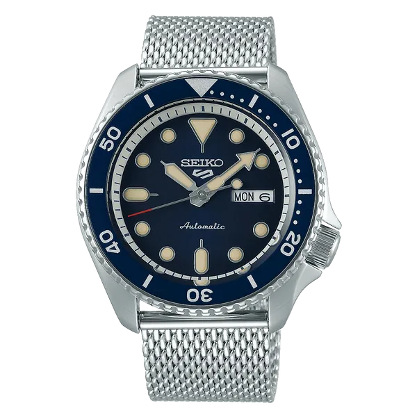 Seiko 5 Sports Blue Dial Blue Bezel