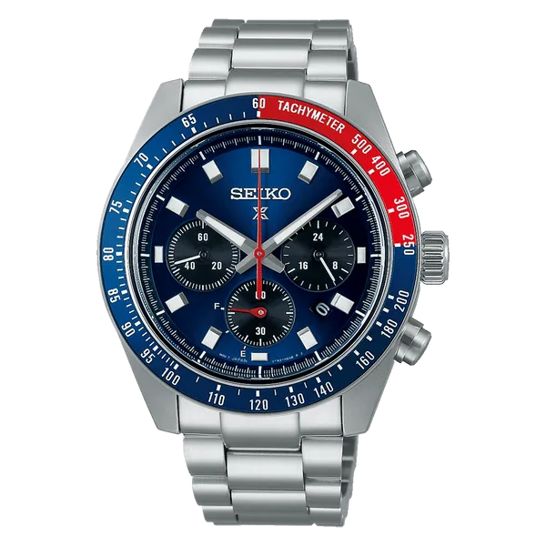 Speedtimer Solar Chrono Blue Dial, Pepsi Bezel