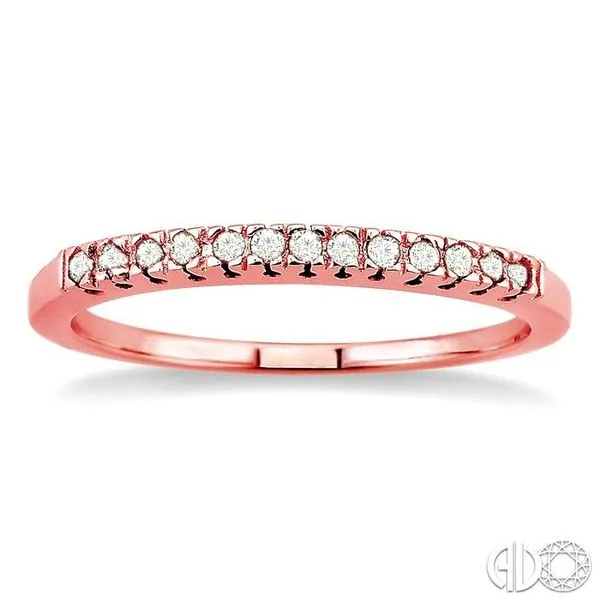 1/10 Ctw Round Cut Diamond Ring in 10K Rose Gold Image 2 Becker's Jewelers Burlington, IA