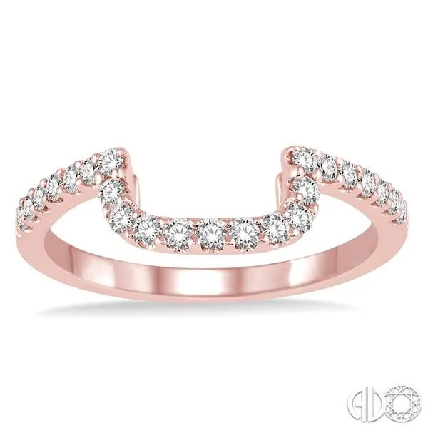 1/3 Ctw Round Cut Diamond Wedding Band in 14K Rose Gold Image 2 Becker's Jewelers Burlington, IA