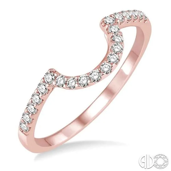 1/4 Ctw Round Cut Diamond Wedding Band in 14K Rose Gold Becker's Jewelers Burlington, IA