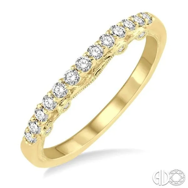 1/3 Ctw Round Cut Diamond Wedding Band in 14K Yellow Gold Becker's Jewelers Burlington, IA