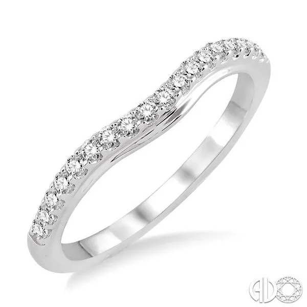 1/4 Ctw Round Cut Diamond Wedding Band in 14K White Gold Becker's Jewelers Burlington, IA