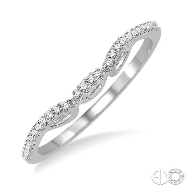 1/6 Ctw Diamond Wedding Band in 14K White Gold Becker's Jewelers Burlington, IA