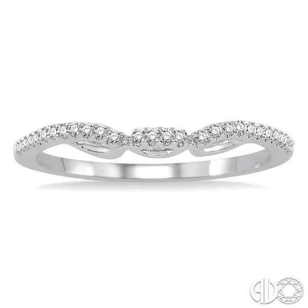 1/6 Ctw Diamond Wedding Band in 14K White Gold Image 2 Becker's Jewelers Burlington, IA