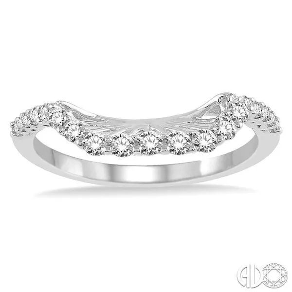 1/3 Ctw Round Cut Diamond Wedding Band in 14K White Gold Image 2 Becker's Jewelers Burlington, IA