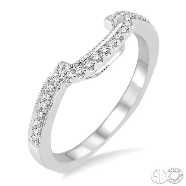 1/5 Ctw Round Cut Diamond Wedding Band in 14K White Gold Becker's Jewelers Burlington, IA