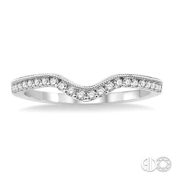 1/6 Ctw Round Cut Diamond Wedding Band in 14K White Gold Image 2 Becker's Jewelers Burlington, IA