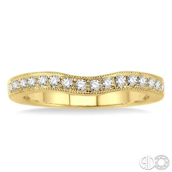 1/5 Ctw Round Cut Diamond Matching Wedding Band in 14K Yellow Gold Image 2 Becker's Jewelers Burlington, IA