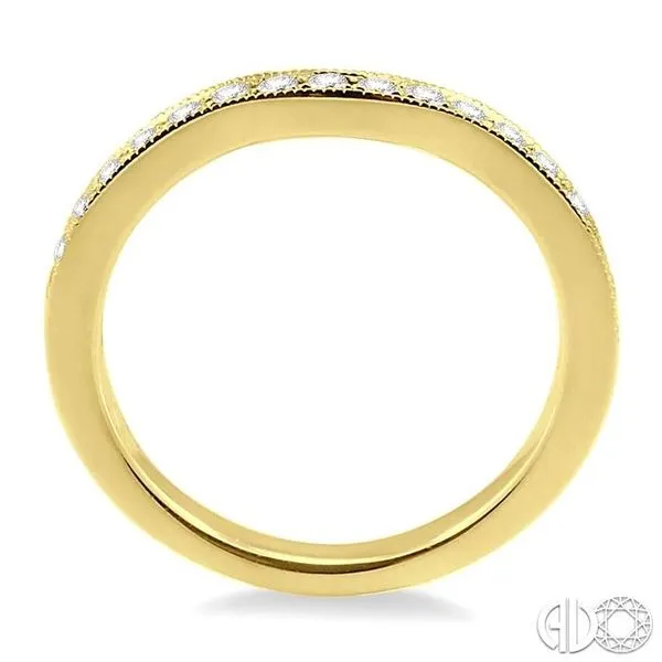 1/5 Ctw Round Cut Diamond Matching Wedding Band in 14K Yellow Gold Image 3 Becker's Jewelers Burlington, IA