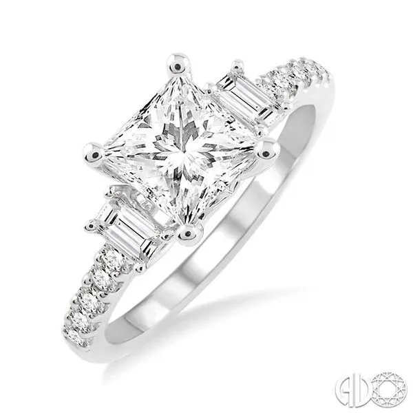 3/8 Ctw Diamond Semi-Mount Engagement Ring in Platinum Becker's Jewelers Burlington, IA