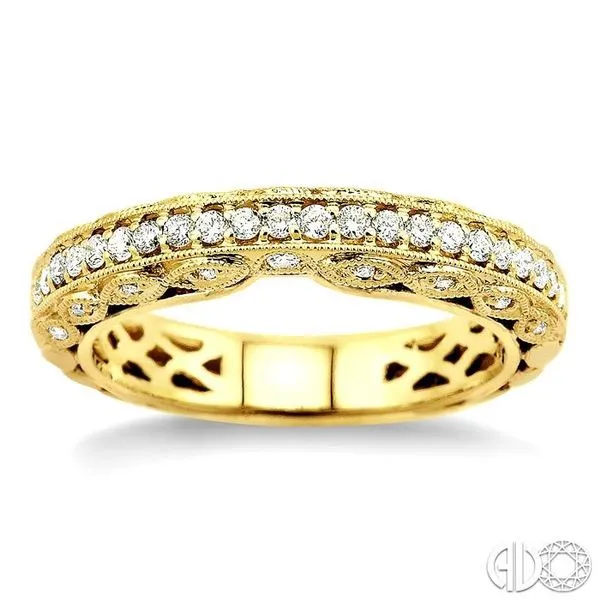 3/8 Ctw Diamond Matching Wedding Band in 14K Yellow Gold Image 2 Becker's Jewelers Burlington, IA