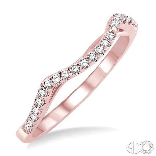 1/5 Ctw Round Cut Diamond Wedding Band in 14K Rose Gold Becker's Jewelers Burlington, IA