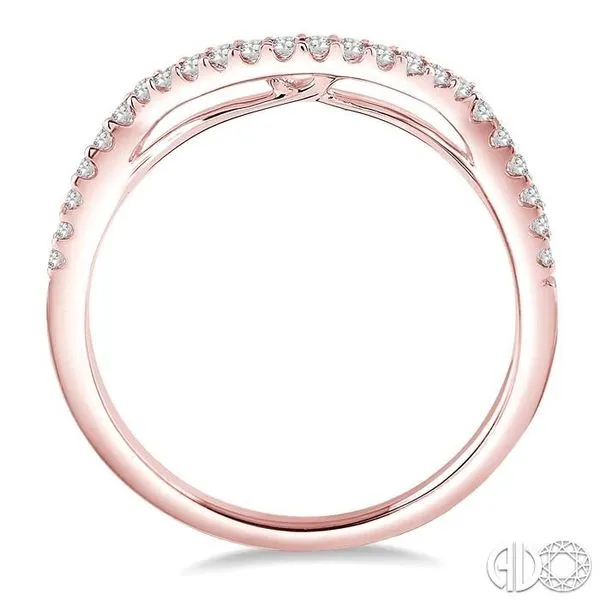 1/5 Ctw Round Cut Diamond Wedding Band in 14K Rose Gold Image 3 Becker's Jewelers Burlington, IA