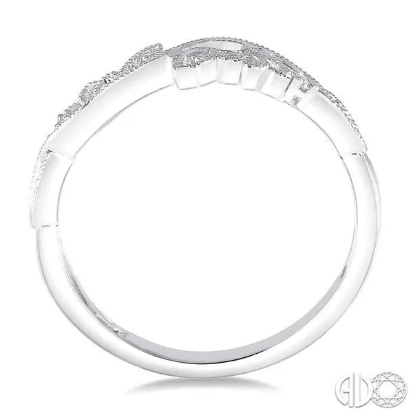 1/20 Ctw Round Diamond Wedding Band in 14K White Gold Image 3 Becker's Jewelers Burlington, IA