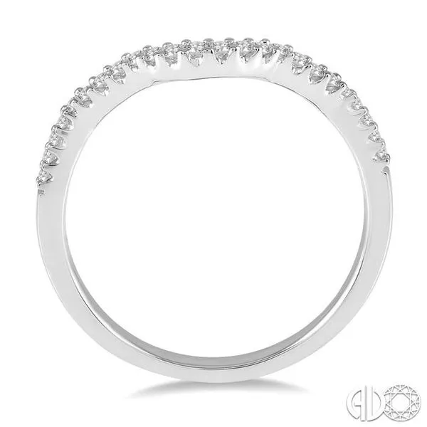 1/6 Ctw Round Diamond Wedding Band for Women in 14K White Gold Image 3 Becker's Jewelers Burlington, IA
