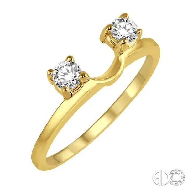 1/3 Ctw Round Cut Diamond Wrap Ring in 14K Yellow Gold Becker's Jewelers Burlington, IA