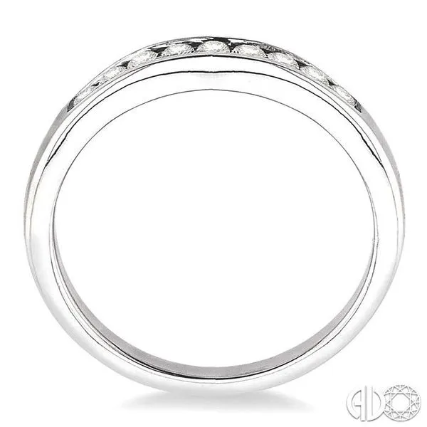 1/3 Ctw Round Diamond Matching Wedding Band in 14K White Gold Image 3 Becker's Jewelers Burlington, IA