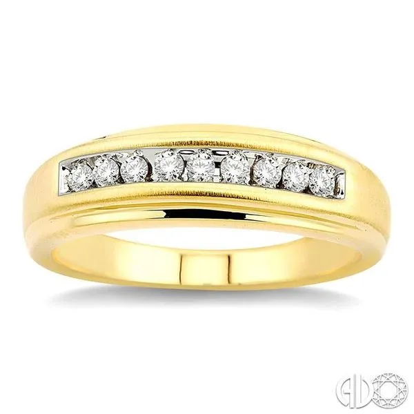 1/6 Ctw Round Diamond Ladies Duo Ring in 10K Yellow Gold Image 2 Becker's Jewelers Burlington, IA