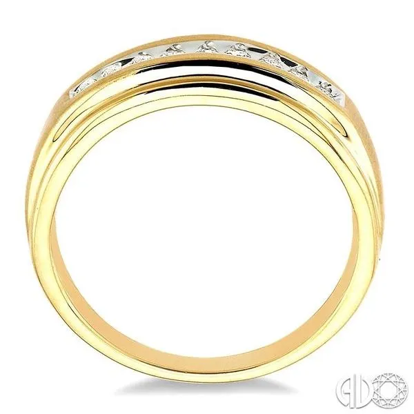 1/6 Ctw Round Diamond Ladies Duo Ring in 10K Yellow Gold Image 3 Becker's Jewelers Burlington, IA