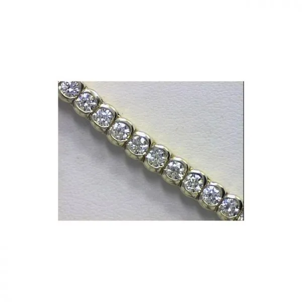 14K Yellow Gold Diamond Bracelet