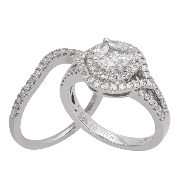 Diamonds Cluster Engagement Ring 1.13ctw Clater Jewelers Louisville, KY