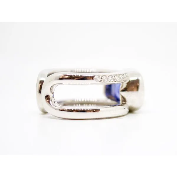 18KW Antonini Tanzanite Ring Image 2 Corwin's Main Street Jewelers Southampton, NY