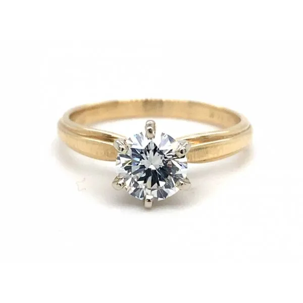14KY .80CT 6-Prong Solitaire Engagement Ring Corwin's Main Street Jewelers Southampton, NY