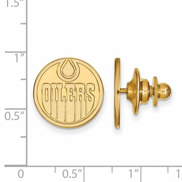 NHL Edmonton Oilers Lapel Pin / Tie Tac Image 2 Crews Jewelry Grandview, MO