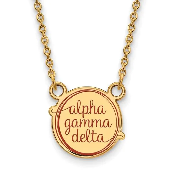 Sorority Life Alpha Gamma Delta Necklace Crews Jewelry Grandview, MO