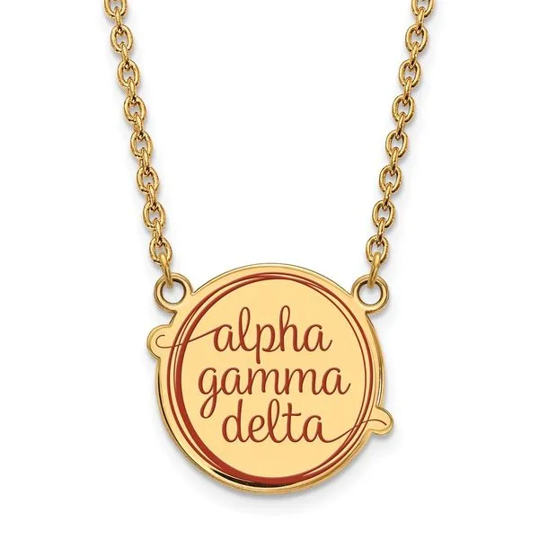 Sorority Life Alpha Gamma Delta Necklace Crews Jewelry Grandview, MO