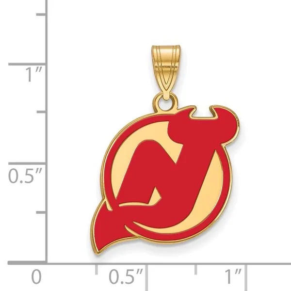 NHL New Jersey Devils Pendant Image 2 Crews Jewelry Grandview, MO