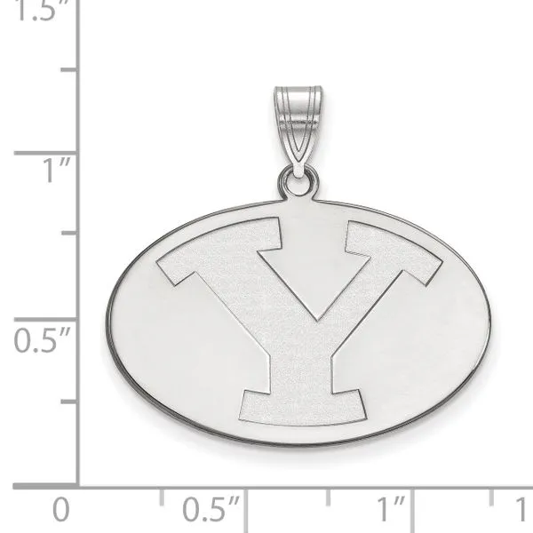 Collegiate Brigham Young University Pendant Image 2 Crews Jewelry Grandview, MO