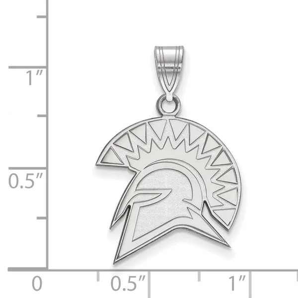Collegiate San Jose State Pendant Image 2 Crews Jewelry Grandview, MO