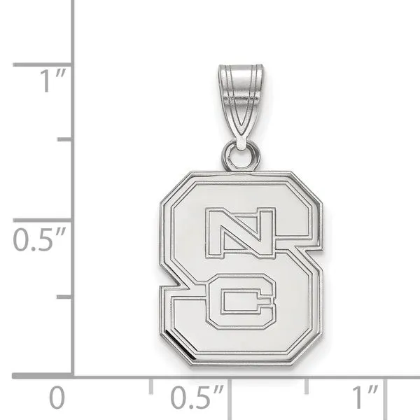 Collegiate North Carolina State Pendant Image 2 Crews Jewelry Grandview, MO
