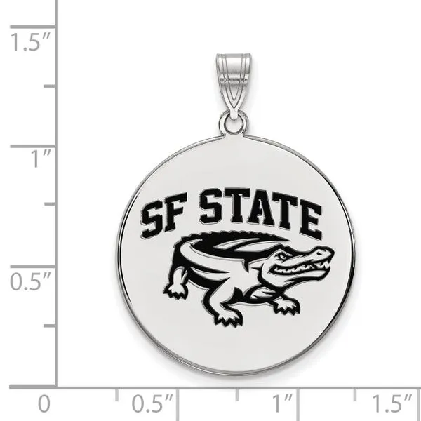 Collegiate San Francisco State Pendant Image 2 Crews Jewelry Grandview, MO