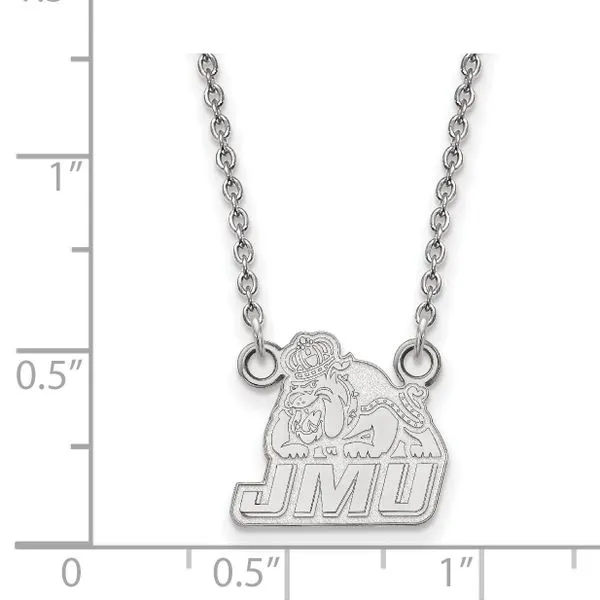 Collegiate James Madison University Necklace Image 2 Crews Jewelry Grandview, MO