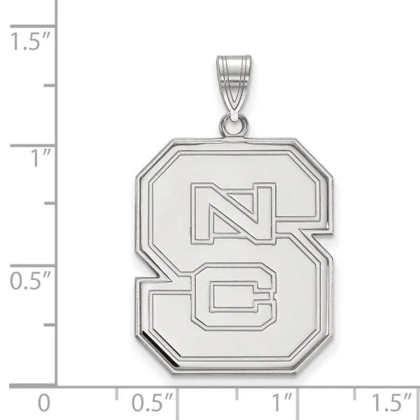 Collegiate North Carolina State Pendant Image 2 Crews Jewelry Grandview, MO