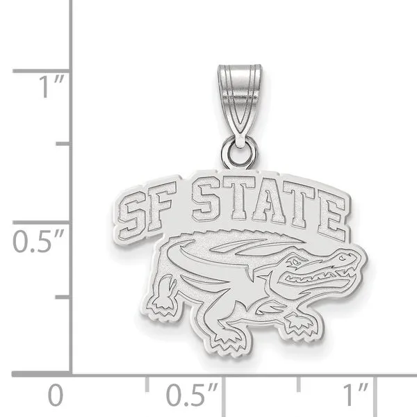 Collegiate San Francisco State Pendant Image 2 Crews Jewelry Grandview, MO