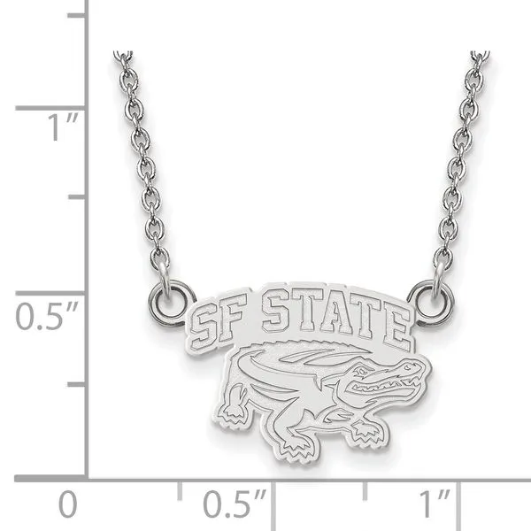 Collegiate San Francisco State Necklace Image 2 Crews Jewelry Grandview, MO