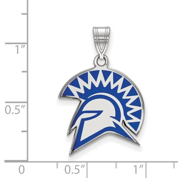 Collegiate San Jose State Pendant Image 2 Crews Jewelry Grandview, MO