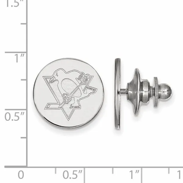 NHL Pittsburgh Penguins Lapel Pin / Tie Tac Image 2 Crews Jewelry Grandview, MO