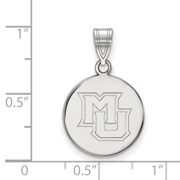 Collegiate Marquette University Pendant Image 2 Crews Jewelry Grandview, MO