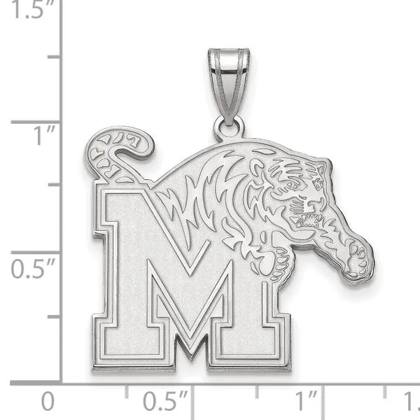 Collegiate University of Memphis Pendant Image 2 Crews Jewelry Grandview, MO